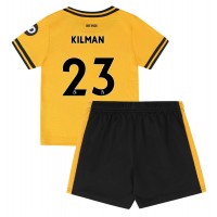 Camiseta Wolves Max Kilman #23 Primera Equipación Replica 2024-25 para niños mangas cortas (+ Pantalones cortos)